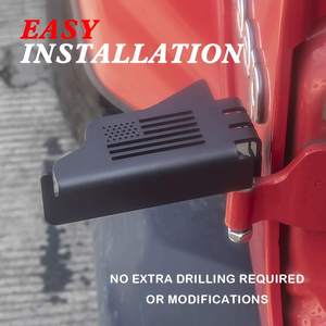 Bisagra de puerta Pedales de descanso de metal de puerta delantera con bandera de EE. UU. Para <span class=keywords><strong>Jeep</strong></span> <span class=keywords><strong>Wrangler</strong></span> JL Unlimited Sport <span class=keywords><strong>Rubicon</strong></span> <span class=keywords><strong>Sahara</strong></span> Gladiator JT 2018-2022 - Product Image 4