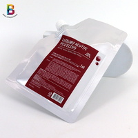 Vente en gros 30ml 20ml 50ml Emballage de liquide Pochettes à bec supérieur en aluminium Sacs à café boisson debout en plastique