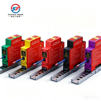 Boîte de distribution d'aérosol thermique à grande capacité (10g-40g) pour dispositif d'extinction automatique d'incendie, type rail, avec autocollant