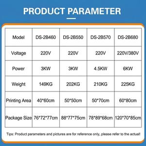 Presse à chaud pneumatique directe usine, machine automatique de transfert de logo, <span class=keywords><strong>imprimante</strong></span> par sublimation pour étiquettes de <span class=keywords><strong>T</strong></span>-shirts - Product Image 3