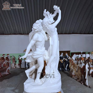 Stock de alta calidad de mármol blanco <span class=keywords><strong>griego</strong></span> clásico <span class=keywords><strong>Dios</strong></span> estatua <span class=keywords><strong>Apolo</strong></span> y Daphne escultura - Product Image 5