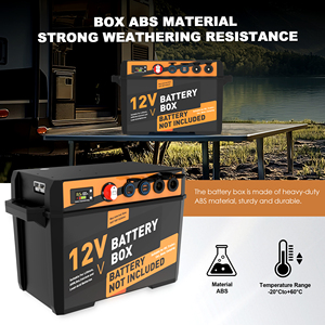 Caja de Batería Inteligente Portátil ABS de 100Ah para Barcos Marinos, Carga Solar de 12V 24V para Camping, Venta al Por Mayor - Product Image 3