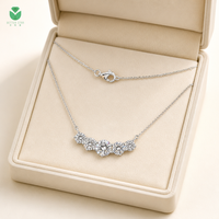 Collier pendentif en diamant de laboratoire de qualité supérieure Better Star DEF Color VVS Clarity Brilliant Cut, certifié IGI, or 10K 14K 18K, luxe