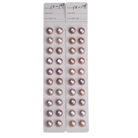 Perles rondes Edison naturelles roses et violettes en vrac