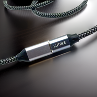 Kabel Ekstensi USB Type-C ke Type-C 0.6M Male to Female dengan Konektor Mikro, Kompatibel dengan Smart Watch dan Tablet