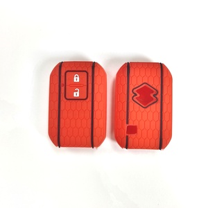 Housse de clé légère en silicone nid d'abeille pour <span class=keywords><strong>Suzuki</strong></span> Swift <span class=keywords><strong>SX4</strong></span> Vitara Alto Jimny Accord, protection de clé télécommande - Product Image 3