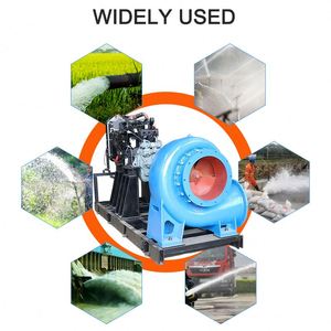 ปั๊มน้ำทะเลแบบแรงเหวี่ยงผสมขนาดใหญ่ 14 นิ้ว ใช้เครื่องยนต์ดีเซล แรงดันสูง สำหรับการเพาะเลี้ยงสัตว์น้ำ การระบายน้ำ และการควบคุมน้ำท่วม - Product Image 2