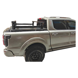 Couvercle de tonneau en alliage d'aluminium étanche rétractable manuel Lumières LED Finition noire mate Smart Anti-Pinch <span class=keywords><strong>Tech</strong></span> pour canon GWM - Product Image 3