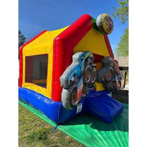 Castillo Inflable con Forma de Camioneta Monstruo y Pista de Obstáculos para Alquiler y Carnavales - Product Image 5