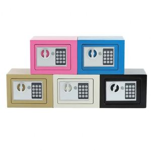 Caja Fuerte de Escritorio para Ahorros, Caja de Ahorros de Gran Capacidad, Contraseña Electrónica, Reloj de Oficina, Caja Fuerte para Niños - Product Image 4