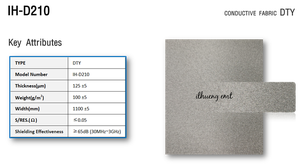 ผ้าป้องกันไฟฟ้าสถิตย์ ป้องกันคลื่นแม่เหล็กไฟฟ้า EMI RFID Emf ยี่ห้อเกาหลีใต้ - รุ่น D210 สำหรับขาย - Product Image 3