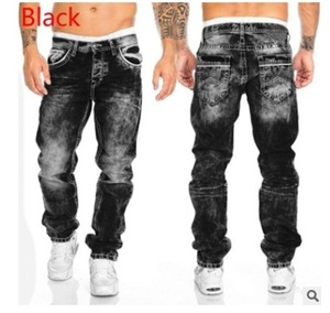 Nouveau pantalon <span class=keywords><strong>homme</strong></span> 2026 – <span class=keywords><strong>Jean</strong></span> fin et extensible en coton pour le printemps, style hip-hop tendance - Product Image 3