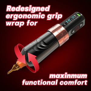 Machine à tatouer sans fil à double batterie, ultra longue autonomie, alimentation au lithium rechargeable, stylo à tatouer professionnel permanent - Product Image 4