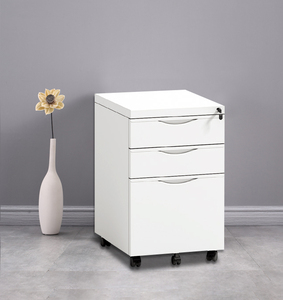 Armoire de rangement roulante durable et verrouillable pour outils de bureau, meuble mobile en acier avec tiroirs, classeur métallique - Product Image 1