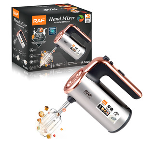 Batidora Eléctrica de Mano Multifuncional de 26000 RPM con Doble Varilla Mezcladora, 5 Velocidades, para Masa y Huevos, con Gancho, Batidor y Varilla Plana - Product Image 5