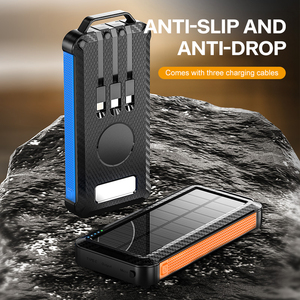 <span class=keywords><strong>Batterie</strong></span> solaire portable multifonctionnelle Chargeur de <span class=keywords><strong>batterie</strong></span> de secours <span class=keywords><strong>externe</strong></span> étanche Éclairage utilisé pour le téléphone portable - Product Image 4