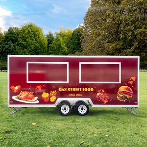 Meilleur Prix Camion Restauration Rapide Restaurant Mobile Vintage Food Truck Burger Équipement Crème Glacée Remorque Houston Avec Certificat CE - Product Image 4