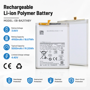 For Samsung EB-BA217ABY Li-Polymer <b>Battery</b> Pack 4900mAh 3.86V Rechargeable <b>Mobile</b> Phone <b>Battery</b> Made in China - Product Image 5