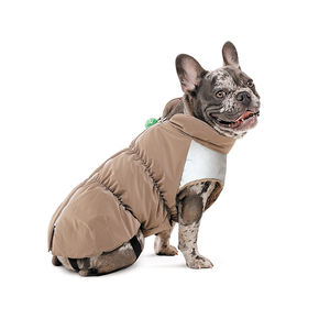 Ropa impermeable gruesa para perros, traje <span class=keywords><strong>de</strong></span> <span class=keywords><strong>nieve</strong></span> cálido a prueba <span class=keywords><strong>de</strong></span> viento, chaqueta acolchada para perros, chaleco reflectante para perros - Product Image 4