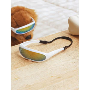 Occhiali da sole Pet Fit specchietto stile Sport simpatici occhiali in plastica con tessuto in tinta unita modelli di stampa animalier per uso estivo inverno primavera - Product Image 1