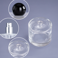 Nouveau design haut de gamme 30ml 50ml 100ml Bouteille de parfum rectangulaire vide en verre Vaporisateur de parfum Bouteille de parfum unique avec couvercle