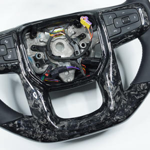 Volante de Fibra de Carbono Personalizado para GMC <span class=keywords><strong>SIERRA</strong></span> Yukon C6 C7 C8 1500 2500 3500 2021 2022 - Product Image 3