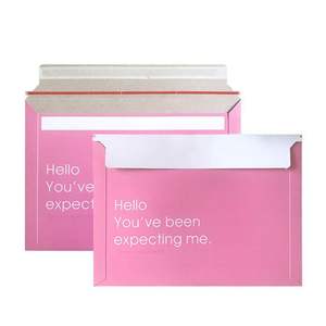 การพิมพ์แบบกำหนดเองซองจดหมายสีขาวแข็ง550G กระดาษซองจดหมายกระดาษแข็งซองจดหมายกระดาษแข็งสำหรับจัดส่ง - Product Image 6