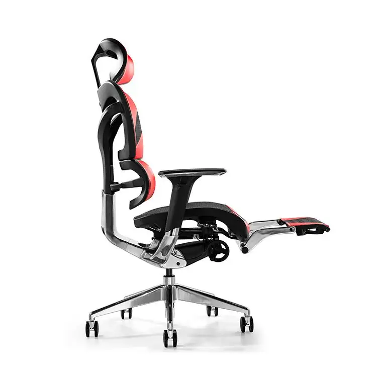 Silla ergonómica de gaming para jugadores, sillón de oficina ergonómico con soporte lumbar cómodo y moderno, ergo