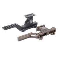Support de hauteur tactique en aluminium 20 mm, base métallique UNITY T1 T2 R5, accessoires de pont de miroir pour lunettes de visée