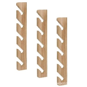 Wooden Hat <b>Hook</b> Wall Mounted Baseball Cap Storage Rack Solid <b>Wood</b> Multi Layer Duckbill Cap Display Rack For Behind Doors On - Product Image 5