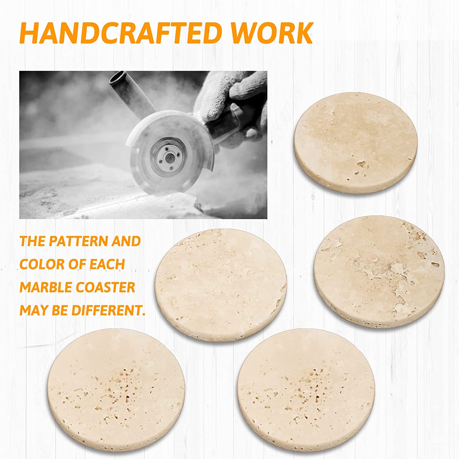 4 Inch Diameter Round Drink Coaster Cream Travertine Stone Coaster Set 4 Inch Diameter Round Drink Coaster Cream Travertine Stone Coaster Set coasters,travertine stone,travertine,drink coasters,Round,Coaster Set