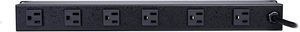 Parafoudre <span class=keywords><strong>CyberPower</strong></span> CPS1215RMS 120V/15A 12 prises Câble d'alimentation de 4,5 m Montage en rack 1U Fabriqué en Chine Garantie 100% satisfaction - Product Image 2