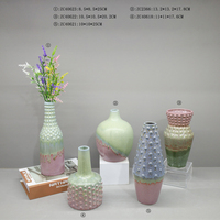 Vase de table moderne en céramique et porcelaine, ensemble de fleurs pour la décoration de la maison et les mariages