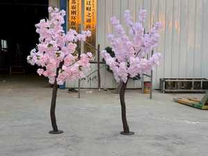 Arbre artificiel de <span class=keywords><strong>cerisier</strong></span> vert sur pied en plastique, pot de fleurs <span class=keywords><strong>d</strong></span>écoratif <span class=keywords><strong>d</strong></span>'<span class=keywords><strong>intérieur</strong></span>, bonsaï pour la maison, le bureau ou l'hôtel - Product Image 4