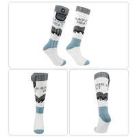 Batterie au lithium avec logo personnalisé Chaleur Alpinisme Ski Randonnée Chaussettes épaissies pour sports de neige Chaussettes de ski chauffantes électriques