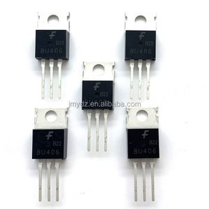 Nouveau transistor haute puissance basse fréquence TO-220 200V 7A 60W BU406 - Product Image 2