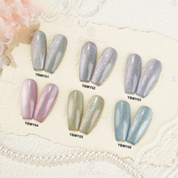 Vernis Gel UV Magnétique Effet Œil de Chat Longue Durée pour Nail Art, Paillettes Scintillantes, Gel Monophase Effet Fée Œil de Chat – Vente en Gros