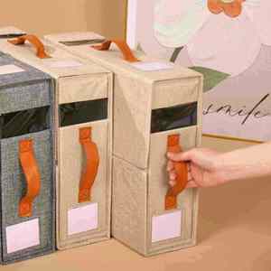 Bathdouble Handle Living Room Four Piece Foldable Durable Oxford Cloth <b>Storage</b> Modern Design <b>Box</b> Bedroom Home Furniture Set - Product Image 4