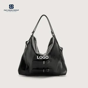 # PA0922 BSCI Pass fabricante pin hebilla hombro de las mujeres GRANDES HOBO bolsos mochila Convertible bolso de las mujeres Hobo Bolso grande