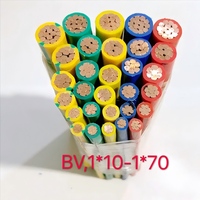 Câble électrique BV 2,5 mm à conducteur en cuivre, gaine PVC, pour installation électrique et câblage de bâtiments