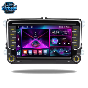 Hicbest 7 pouces Android Octa 2Din Autoradio pour <span class=keywords><strong>lecteur</strong></span> <span class=keywords><strong>DVD</strong></span> avec Carplay GPS & DSP Tableau de bord universel pour Volkswagen <span class=keywords><strong>Compatible</strong></span> - Product Image 1