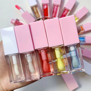 30 saveurs d'huile à lèvres brillante, pleine de brillance, brillante, changeante de couleur, vegan avec étiquette privée - Product Image 1