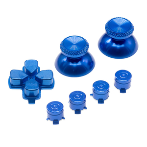 Juego completo de botones de aluminio Premium de rango superior para controlador <span class=keywords><strong>PS5</strong></span> Botones de palanca de mando de acción extraíble Dpad para reemplazos de <span class=keywords><strong>PS5</strong></span> - Product Image 1