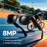 Gafas Inteligentes con IA E09 2026 para Llamadas, Reproducción de Música, Audio, Diseño de Gafas de Sol, Control Táctil, MOQ Bajo, Personalizables