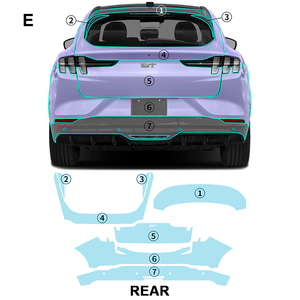 Pour Ford <span class=keywords><strong>Mustang</strong></span> Mach-E GT chaque partie du <span class=keywords><strong>film</strong></span> TPU PPF prédécoupé voiture anti-rayures auto-cicatrisation peinture transparente <span class=keywords><strong>film</strong></span> protecteur - Product Image 5