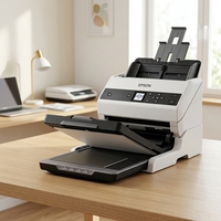 DS-975 A4 Çift Taraflı Sayfa Beslemeli Tarayıcı, 600dpi CIS CMOS USB 3.0 ile Kağıt Arşiviye Alma için