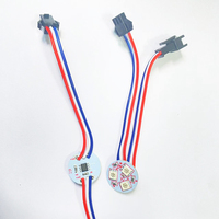Lumière LED intérieure de 22 mm, 0,72 W, 12 V, pré-câblée, lumière LED à pixels Ws2811