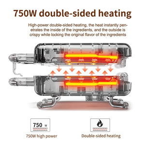 Cartoon Cookie Maker 750W Double-Sided Heating Non-Stick <b>Pancake</b> <b>Machine</b> For Home Use - Product Image 5