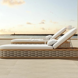 Chaises longues d'extérieur <span class=keywords><strong>en</strong></span> aluminium pour piscine, mobilier de jardin <span class=keywords><strong>en</strong></span> métal, <span class=keywords><strong>chaise</strong></span> longue <span class=keywords><strong>en</strong></span> corde, lit de repos de luxe, mobilier de patio, <span class=keywords><strong>transat</strong></span> - Product Image 2