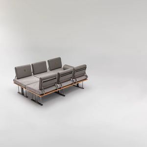 Ensemble de sièges d'extérieur modernes en métal Rosse pour 6 personnes, mobilier de jardin résistant aux intempéries pour cuisine, balcon, cour arrière, Turquie - Product Image 3